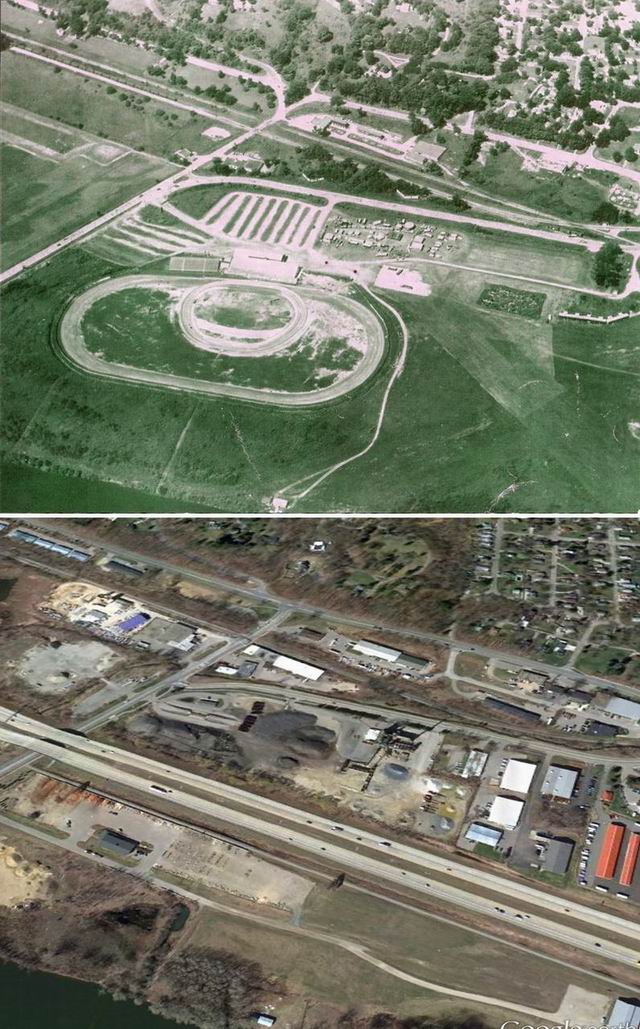 Grand Rapids Speedrome - SPEEDROME AERIAL VIEW - THEN AND NOW FROM DOUG
